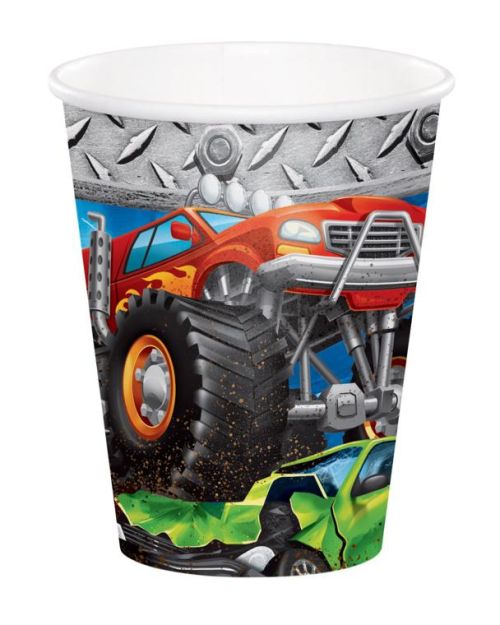 Monster Truck Cups 8pk