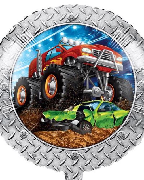 Monster Truck Foil Balloon