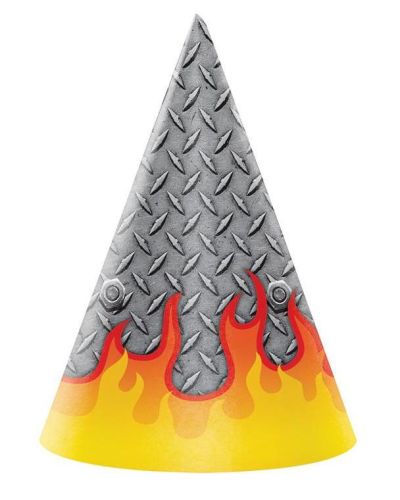 Monster Truck Party Hats 8pk