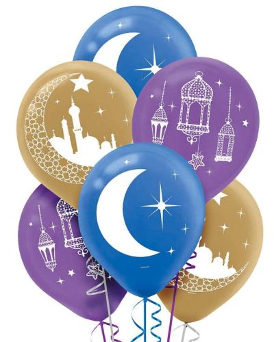 Moon & Stars Balloons 15pk