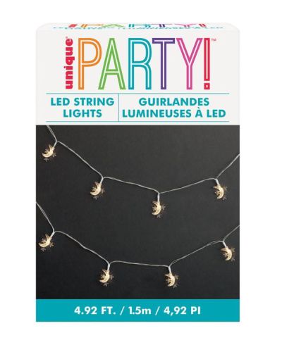 Moon & Star LED String Lights
