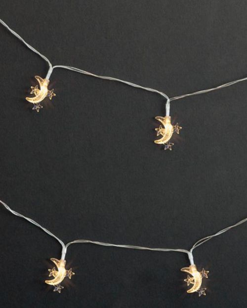 Moon & Star LED String Lights