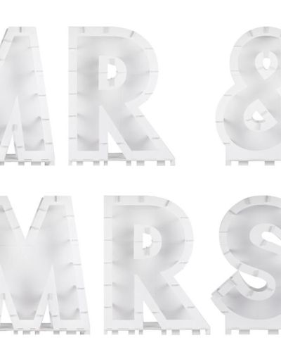 Mr & Mrs Balloon Mosaic Stand