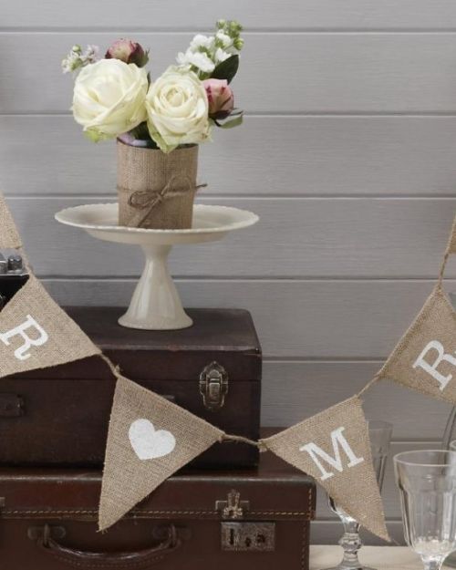 Mr & Mrs Hessian Bunting
