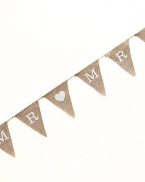 Mr & Mrs Hessian Bunting