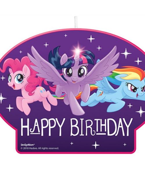 My Little Pony Birthday Candle