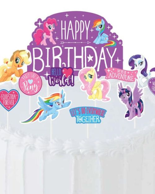 My Little Pony Cake Topper Set