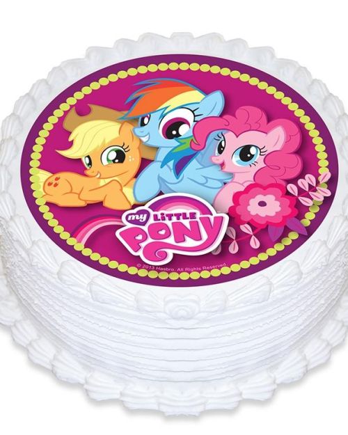 Edible Icing Image – My Little Pony Round