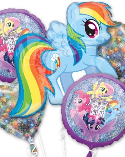 My Little Pony Foil Balloon Bouquet
