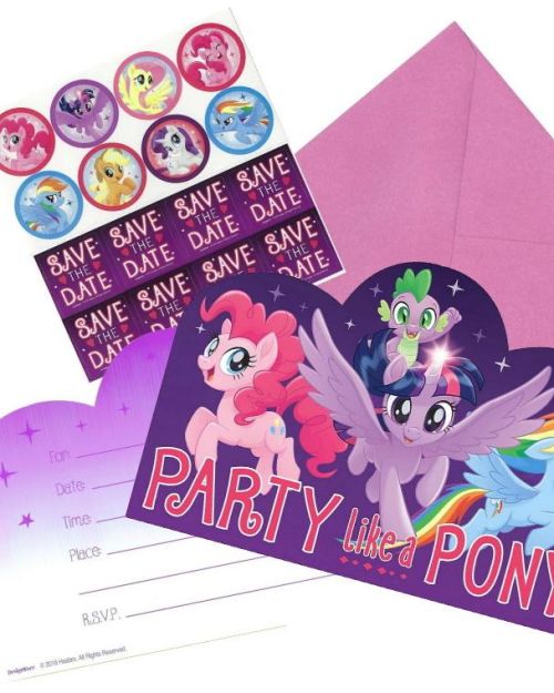My Little Pony Invitations 8pk