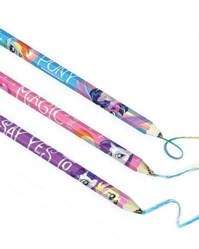 My Little Pony Multi-Coloured Pencils 6pk