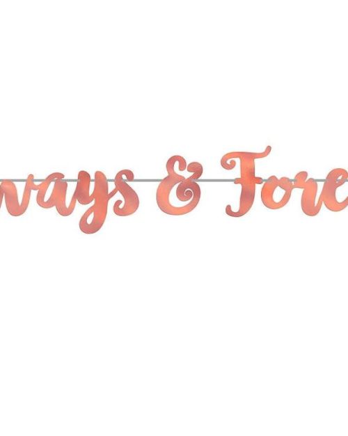 Navy Love Always & Forever Garland