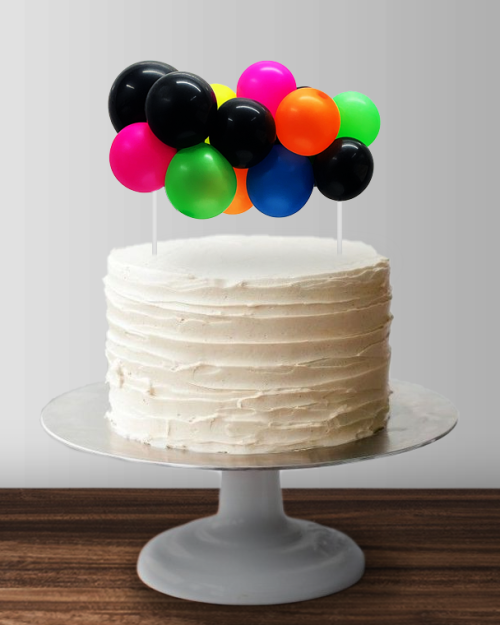 Balloon Garland Cake Topper – Neon