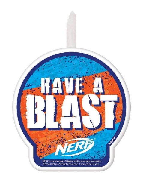 Nerf Birthday Candle