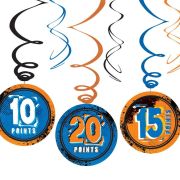 Nerf Hanging Swirl Decorations 6pk