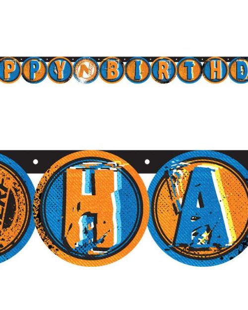 Nerf Happy Birthday Banner