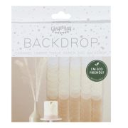 Neutral Ombre Tissue Disc Party Backdrop