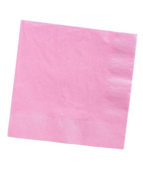 Pale Pink Beverage Napkins 20pk