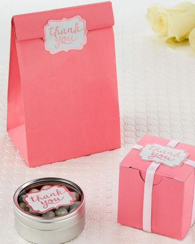 Thank You Stickers 50pk – New Pink