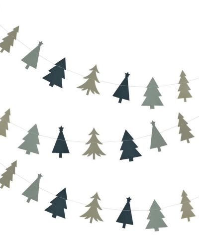 Nordic Noel Christmas Tree Garland