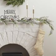 Nordic Noel Snowy Christmas Garland