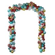 Novelty Candy Cane Christmas Balloon Arch Kit