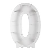 Number 0 Balloon Mosaic Stand