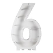 Number 6 Balloon Mosaic Stand