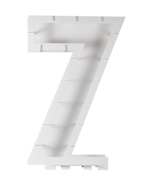 Number 7 Balloon Mosaic Stand