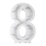 Number 8 Balloon Mosaic Stand