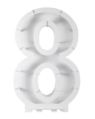Number 8 Balloon Mosaic Stand