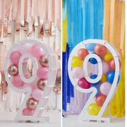 Number 9 Balloon Mosaic Stand