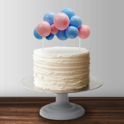 Balloon Garland Cake Topper – Oh Baby
