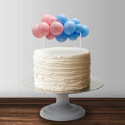 Balloon Garland Cake Topper – Oh Baby