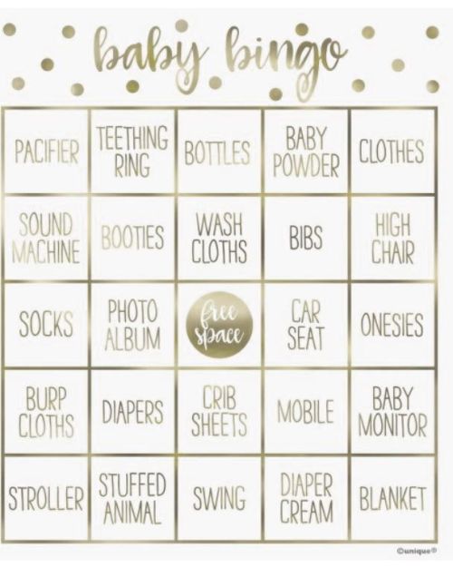 Oh Baby Bingo Game Kit