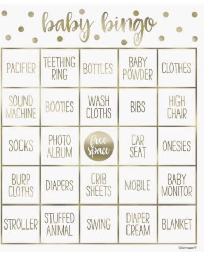 Oh Baby Bingo Game Kit