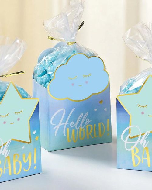 Oh Baby Boy Favour Box Kit 8pk