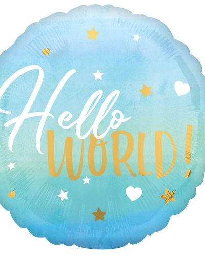 Oh Baby Boy Foil Balloon