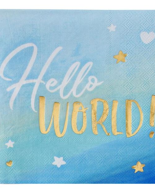 Oh Baby Boy Lunch Napkins 16pk