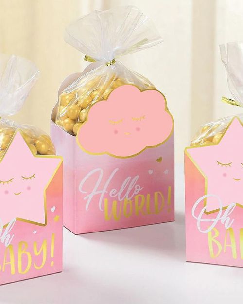 Oh Baby Girl Favour Box Kit 8pk