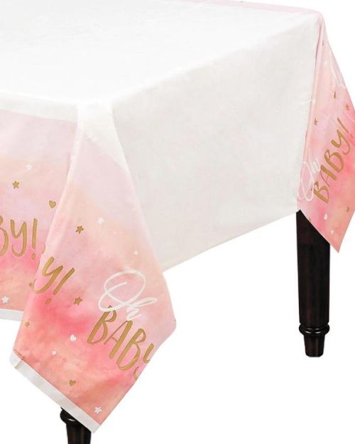 Oh Baby Girl Table Cover