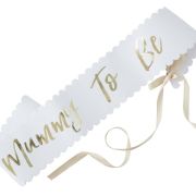 Oh Baby Gold Mummy to Be Sash