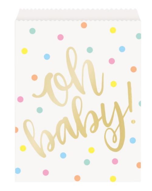 Oh Baby Paper Treat Bags 8pk
