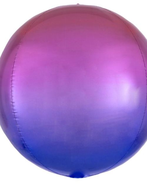 Ombre Orbz Balloon – Red & Blue