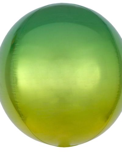 Ombre Orbz Balloon – Yellow & Green