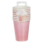 Ombre Pink & Rose Gold Cups 8pk