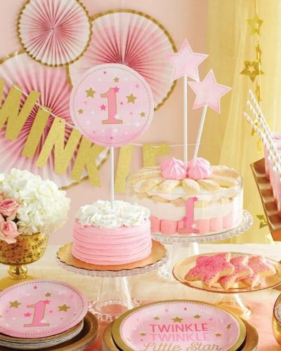 One Little Star Gold Twinkle Banner