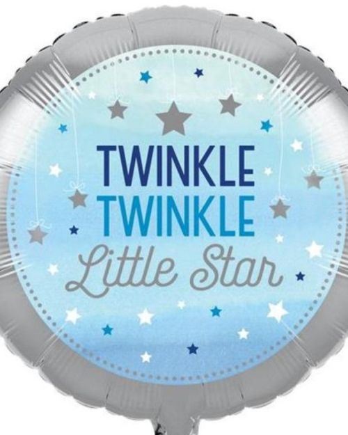 One Little Star Boy Foil Balloon