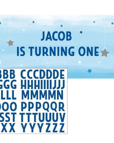 One Little Star Boy Giant Party Banner