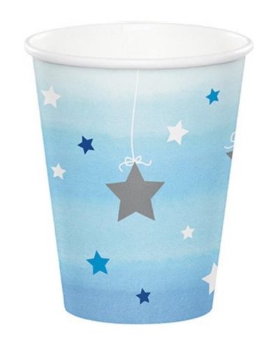 One Little Star Boy Paper Cups 8pk